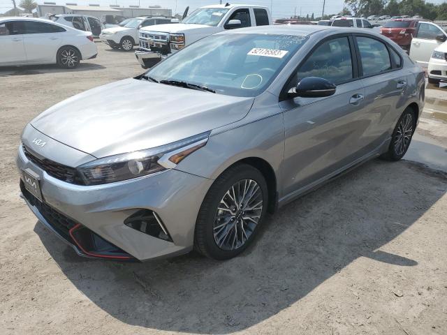 3KPF54AD6PE596589 - 2023 KIA FORTE GT LINE GRAY photo 1