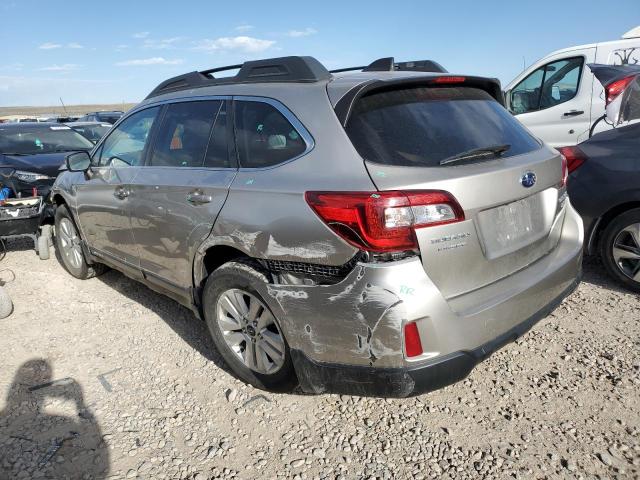 4S4BSACC7H3377168 - 2017 SUBARU OUTBACK 2.5I PREMIUM BROWN photo 2