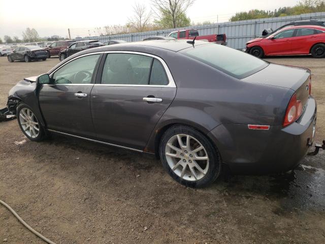 1G1ZE5EU7BF186100 - 2011 CHEVROLET MALIBU LTZ ნაცრისფერი ფოტო 2
