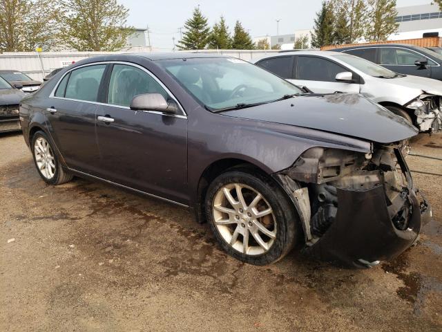 1G1ZE5EU7BF186100 - 2011 CHEVROLET MALIBU LTZ ნაცრისფერი ფოტო 4