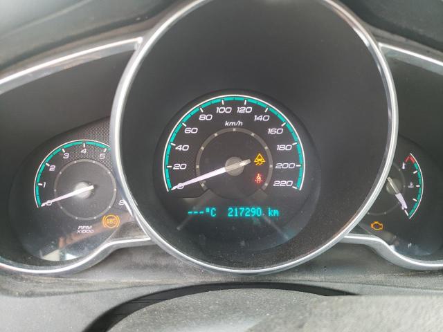 1G1ZE5EU7BF186100 - 2011 CHEVROLET MALIBU LTZ ნაცრისფერი ფოტო 9