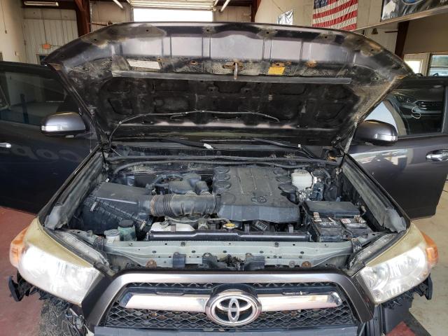 JTEBU5JRXB5042460 - 2011 TOYOTA 4RUNNER SR5 GRAY photo 12