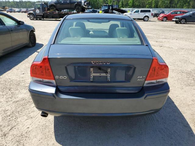 YV1RH592782689854 - 2008 VOLVO S60 2.5T BLUE photo 6