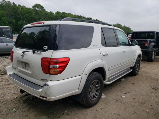 5TDZT38A54S210450 - 2004 TOYOTA SEQUOIA LIMITED WHITE photo 3