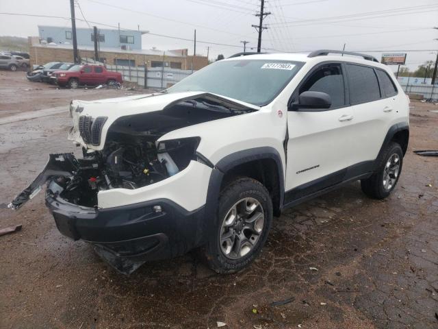 1C4PJMBX9KD112966 - 2019 JEEP CHEROKEE TRAILHAWK WHITE photo 1