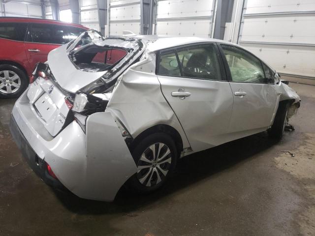 JTDL9RFU2L3019704 - 2020 TOYOTA PRIUS LE SILVER photo 3