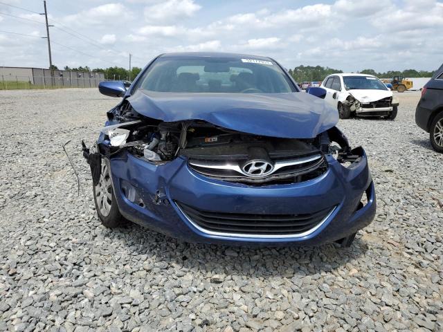 KMHDH4AE7DU540130 - 2013 HYUNDAI ELANTRA GLS BLUE photo 5