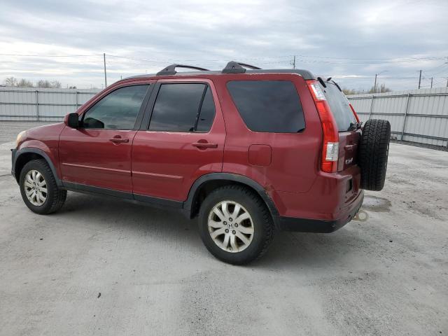 JHLRD78925C815204 - 2005 HONDA CR-V SE RED photo 2