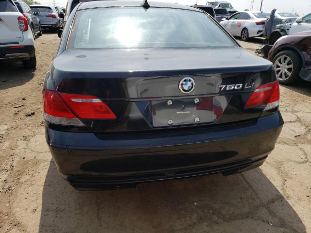 WBAHN83588DT80829 - 2008 BMW 750 LI BLACK photo 6