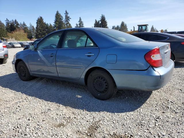 4T1BE32K83U699722 - 2003 TOYOTA CAMRY LE BLUE photo 2