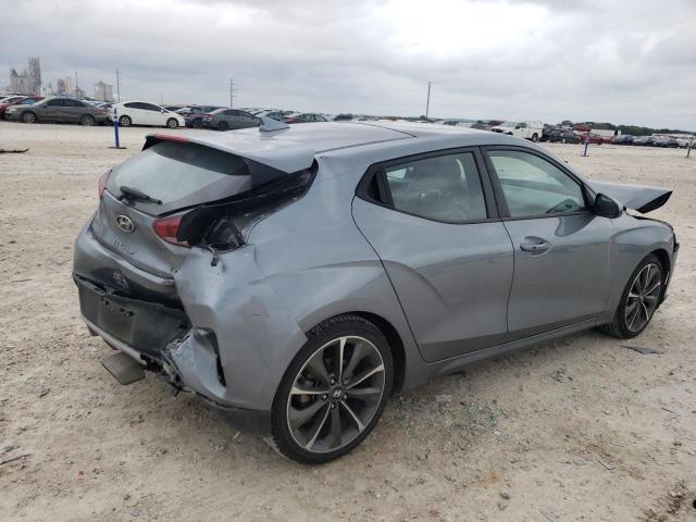 KMHTG6AF5LU030408 - 2020 HYUNDAI VELOSTER BASE GRAY photo 3