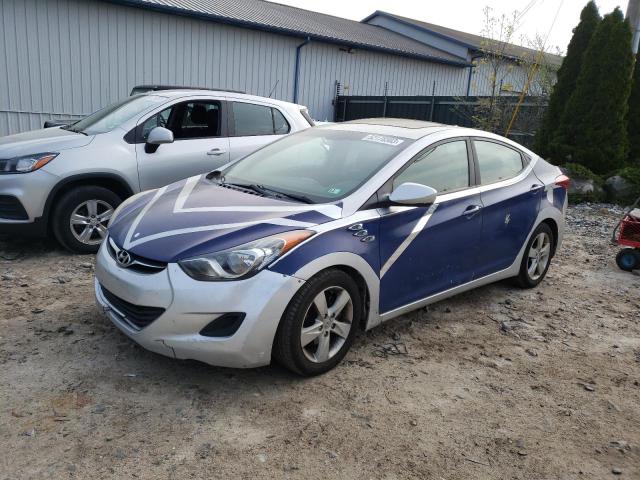 KMHDH4AE5BU142010 - 2011 HYUNDAI ELANTRA GLS TWO TONE photo 1