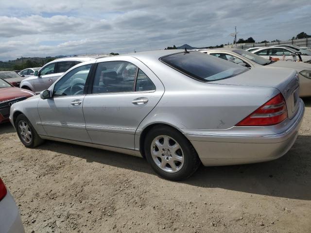 WDBNG70J51A170870 - 2001 MERCEDES-BENZ S 430 SILVER photo 2