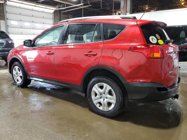 2T3BFREV8DW021101 - 2013 TOYOTA RAV4 LE RED photo 2