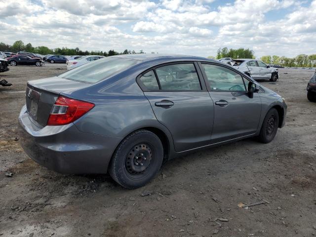 19XFB2F58CE387654 - 2012 HONDA CIVIC LX SILVER photo 3