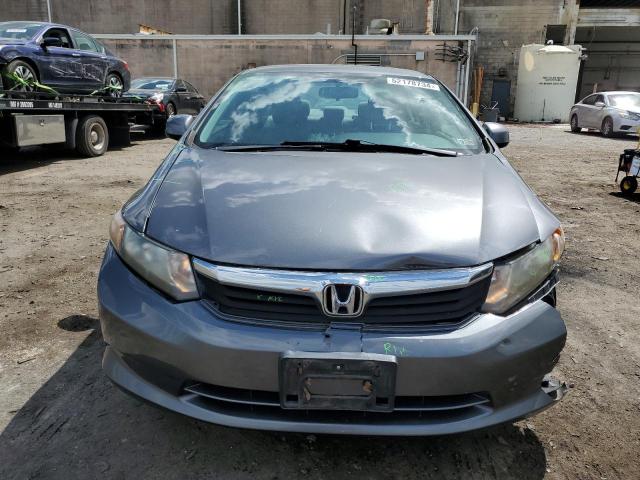 19XFB2F58CE387654 - 2012 HONDA CIVIC LX SILVER photo 5