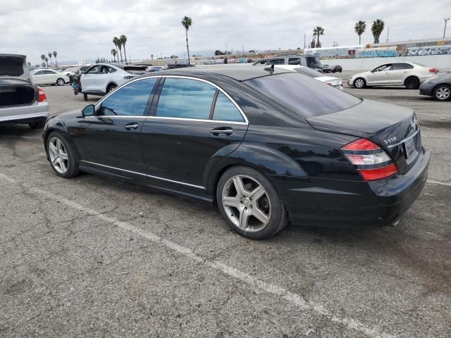 WDDNG71X19A245828 - 2009 MERCEDES-BENZ S 550 BLACK photo 2