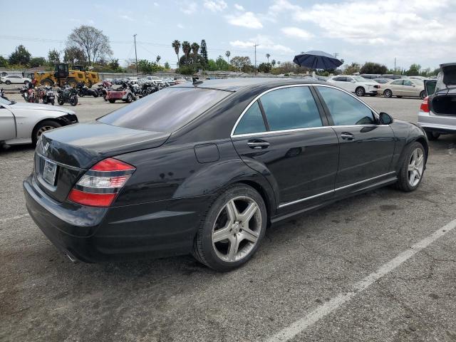 WDDNG71X19A245828 - 2009 MERCEDES-BENZ S 550 BLACK photo 3