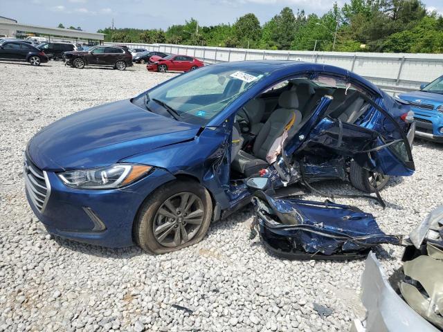 5NPD84LFXJH365372 - 2018 HYUNDAI ELANTRA SEL BLUE photo 1