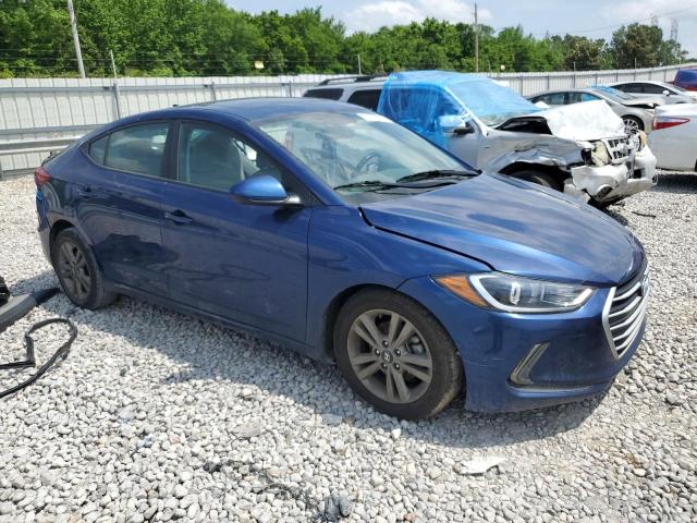 5NPD84LFXJH365372 - 2018 HYUNDAI ELANTRA SEL BLUE photo 4