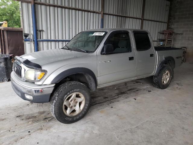 5TEGM92N52Z063694 - 2002 TOYOTA TACOMA DOUBLE CAB PRERUNNER GRAY photo 1