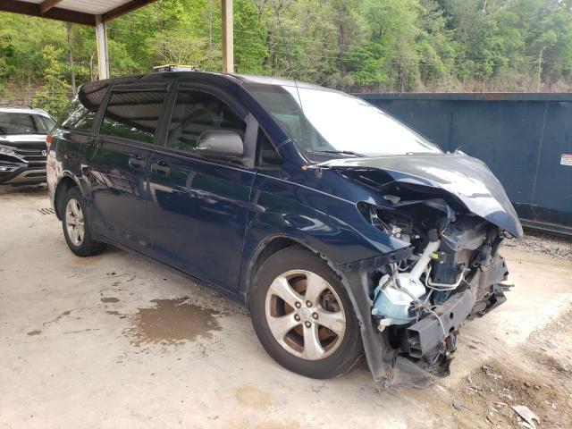 5TDKA3DC1BS003663 - 2011 TOYOTA SIENNA BASE BLUE photo 4