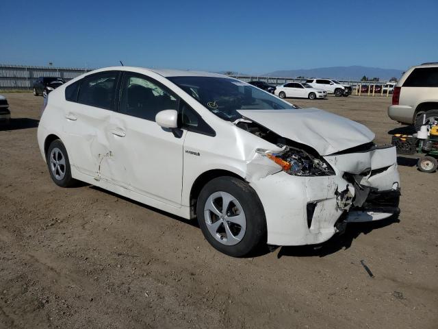 JTDKN3DU4D5689431 - 2013 TOYOTA PRIUS WHITE photo 4