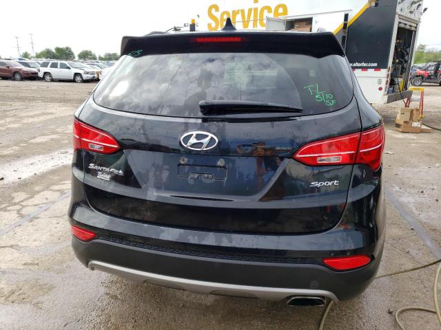 5XYZU3LB1DG005850 - 2013 HYUNDAI SANTA FE S BLACK photo 6