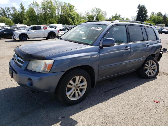 JTEEWV1A770047846 - 2007 TOYOTA HIGHLANDER BLUE photo 1