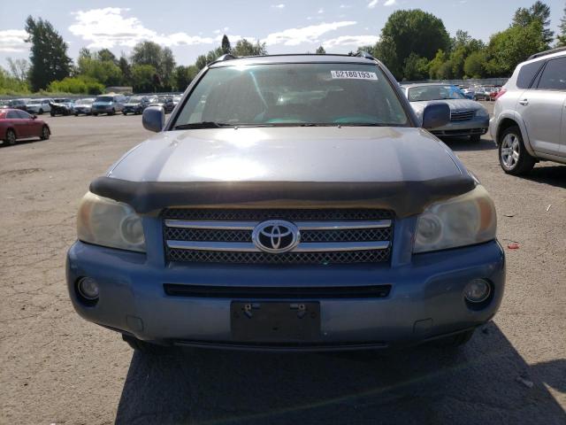 JTEEWV1A770047846 - 2007 TOYOTA HIGHLANDER BLUE photo 5