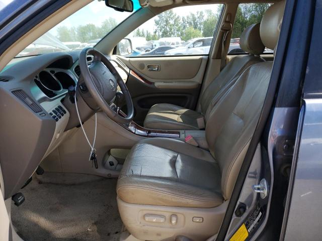 JTEEWV1A770047846 - 2007 TOYOTA HIGHLANDER BLUE photo 7