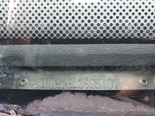 3D7KS28L39G510712 - 2009 RAM 2500 WHITE photo 12