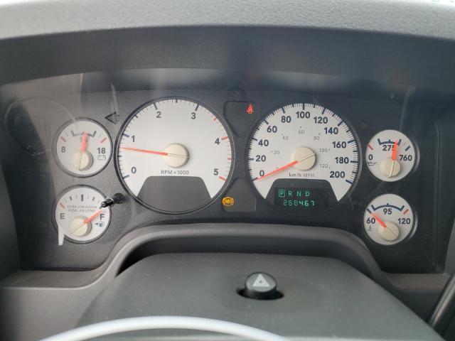 3D7KS28L39G510712 - 2009 RAM 2500 WHITE photo 9