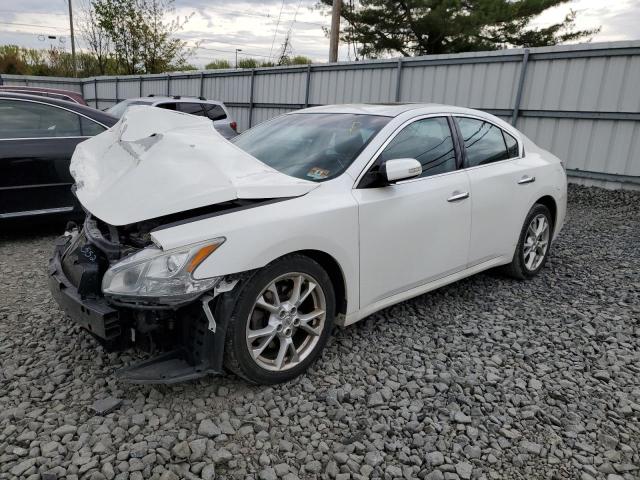 1N4AA5AP4EC494689 - 2014 NISSAN MAXIMA S WHITE photo 1