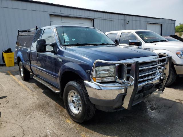 1FTNX21S82EB39117 - 2002 FORD F250 SUPER DUTY BLUE photo 4