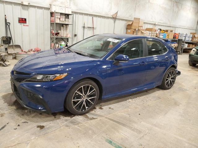 4T1G11BK1RU118382 - 2024 TOYOTA CAMRY SE NIGHT SHADE BLUE photo 1