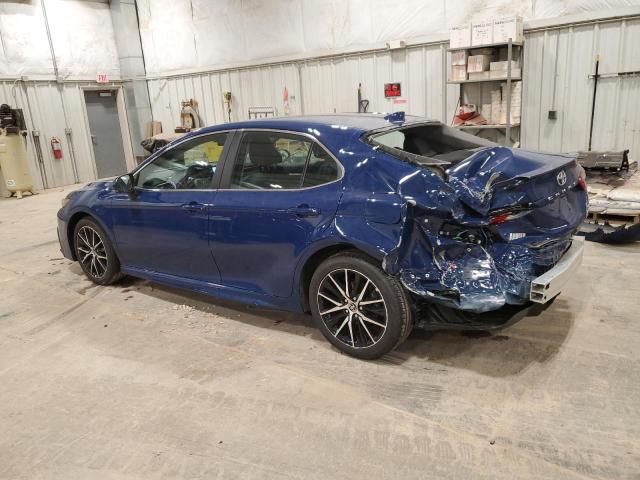 4T1G11BK1RU118382 - 2024 TOYOTA CAMRY SE NIGHT SHADE BLUE photo 2