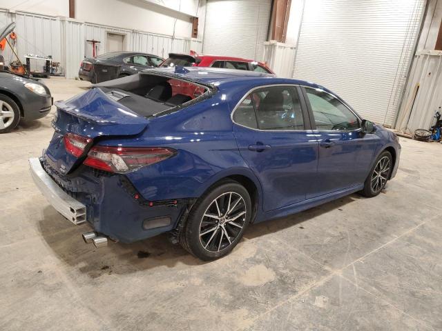4T1G11BK1RU118382 - 2024 TOYOTA CAMRY SE NIGHT SHADE BLUE photo 3