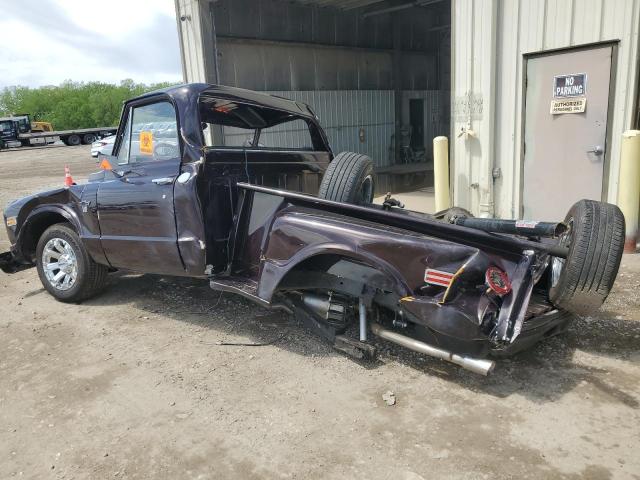 CE148Z101958 - 1968 CHEVROLET C-10 BURGUNDY photo 2