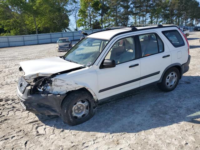 JHLRD68546C011558 - 2006 HONDA CR-V LX WHITE photo 1