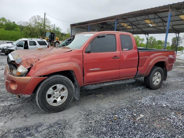 5TETU62N37Z423727 - 2007 TOYOTA TACOMA PRERUNNER ACCESS CAB RED photo 1