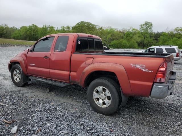 5TETU62N37Z423727 - 2007 TOYOTA TACOMA PRERUNNER ACCESS CAB RED photo 2