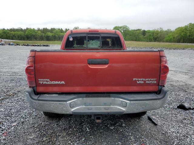 5TETU62N37Z423727 - 2007 TOYOTA TACOMA PRERUNNER ACCESS CAB RED photo 6