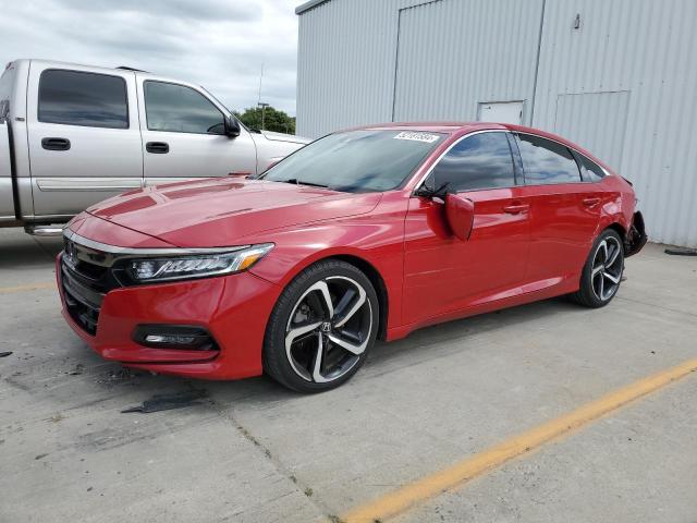 1HGCV1F36KA051118 - 2019 HONDA ACCORD SPORT RED photo 1