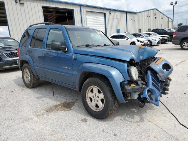 1J4GK58K64W322523 - 2004 JEEP LIBERTY LIMITED BLUE photo 4