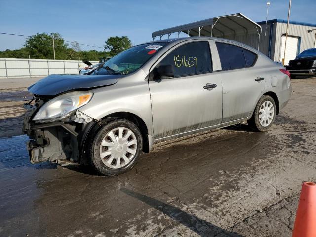 3N1CN7AP9EL855893 - 2014 NISSAN VERSA S GRAY photo 1