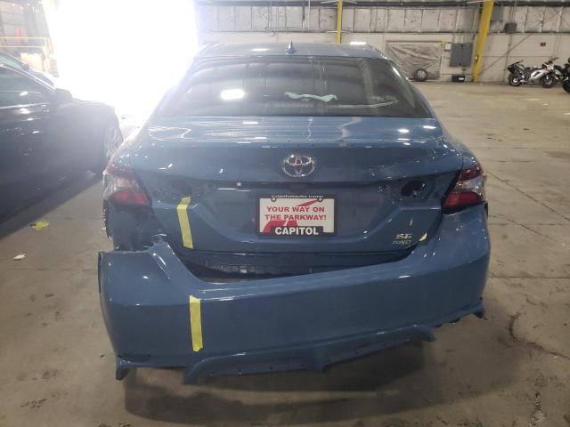 4T1G11BK9PU094507 - 2023 TOYOTA CAMRY SE NIGHT SHADE BLUE photo 6