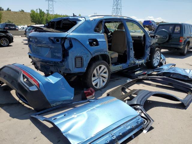 1V26C2CA0LC204168 - 2020 VOLKSWAGEN ATLAS CROS SE ლურჯი ფოტო 4