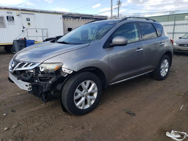 JN8AZ1MWXCW211906 - 2012 NISSAN MURANO S SILVER photo 1