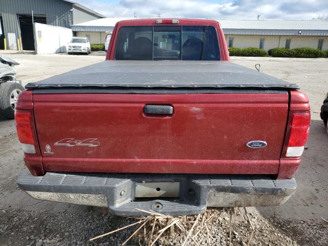 1FTZR15X6YPB92777 - 2000 FORD RANGER SUPER CAB BURGUNDY photo 6